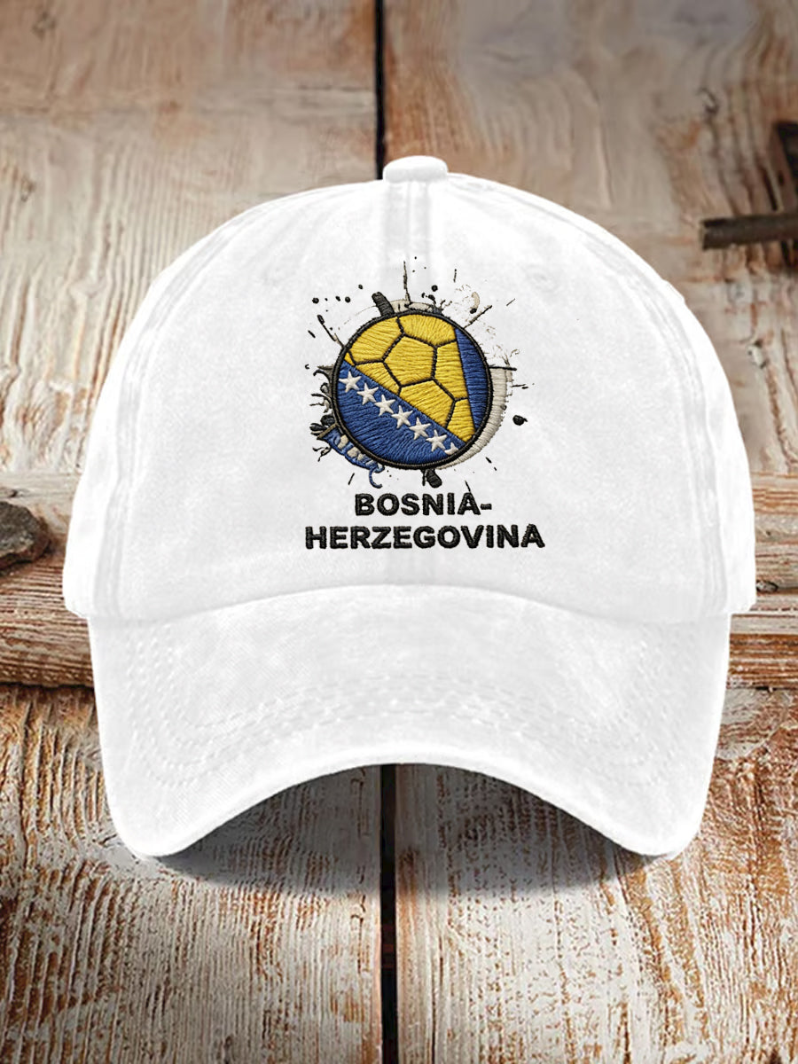 Unisex Bosnien ZMAJEVI Fodboldfan Print Hat