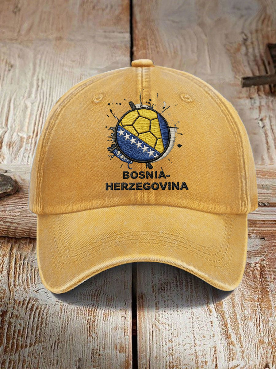 Unisex Bosnien ZMAJEVI Fodboldfan Print Hat