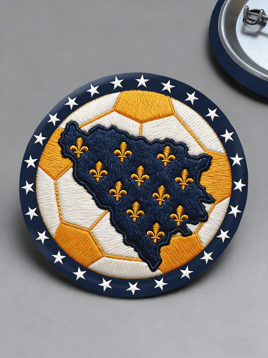 Bosno ZMAJEVI fodbold elsker printede pins