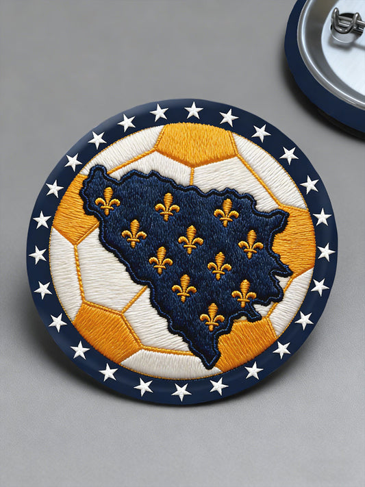 Bosno ZMAJEVI fodbold elsker printede pins