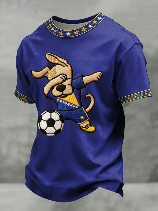 Herrer Bosnien ZMAJEVI Fodboldfan Print kortærmet t-shirt