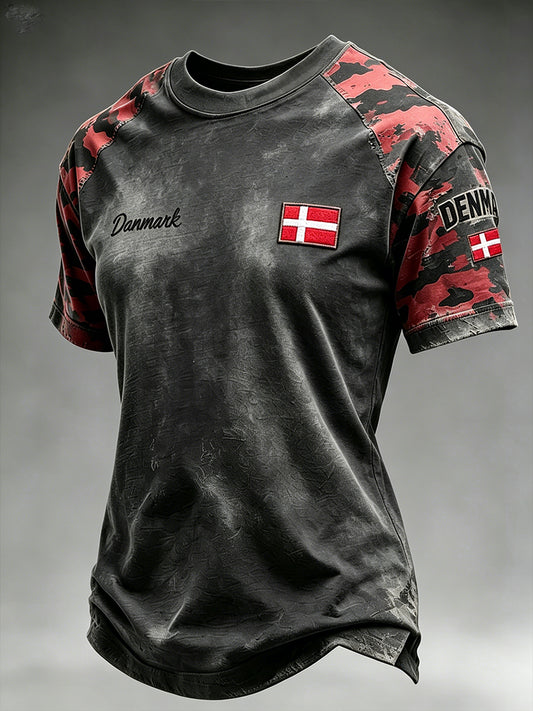 Kvinders lidt camouflage Print T-shirt