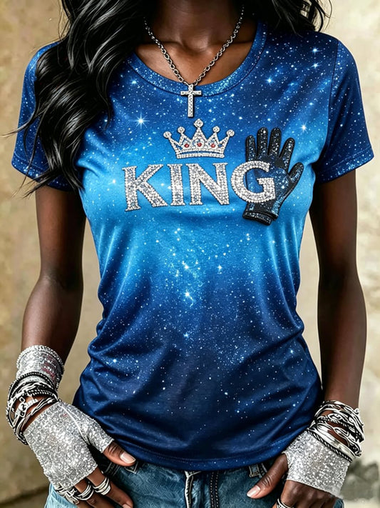 Kvindernes popmusik-inspirerede t-shirt