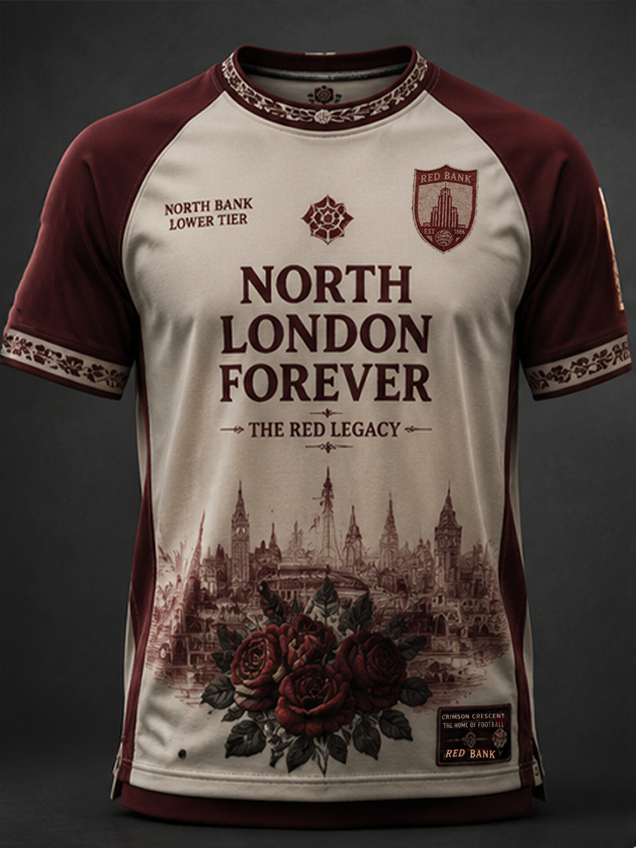 Mænds nord-London-forever-printet t-shirt med korte ærmer