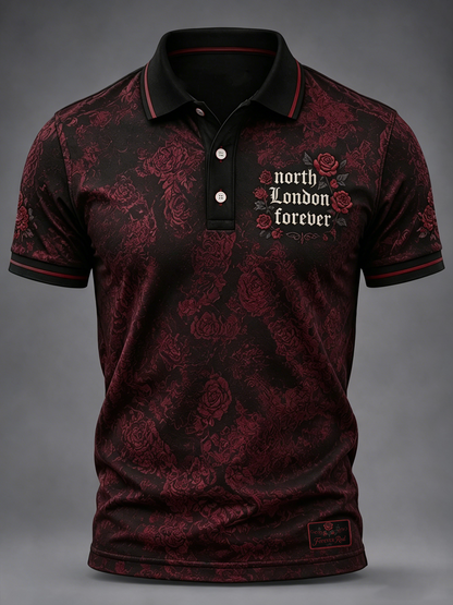 Mænds nordlige London for evigt Printed polo skjorte