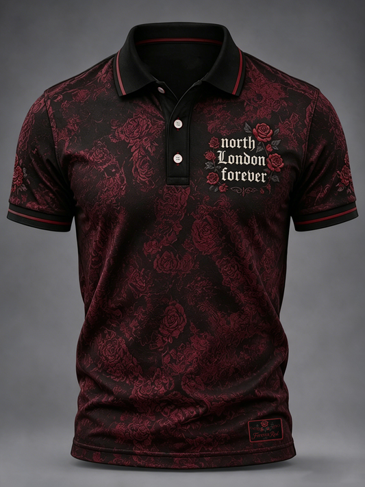 Mænds nordlige London for evigt Printed polo skjorte