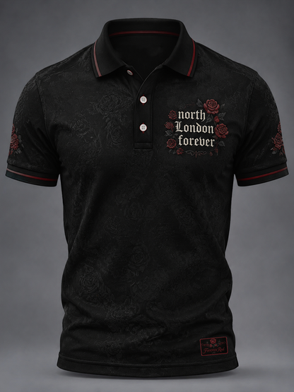 Mænds nordlige London for evigt Printed polo skjorte