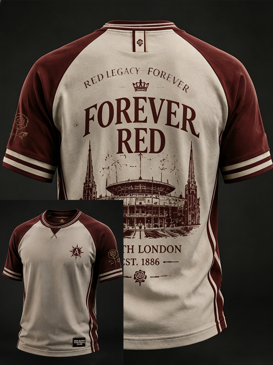 Mænds nord-London-forever-printet t-shirt med korte ærmer