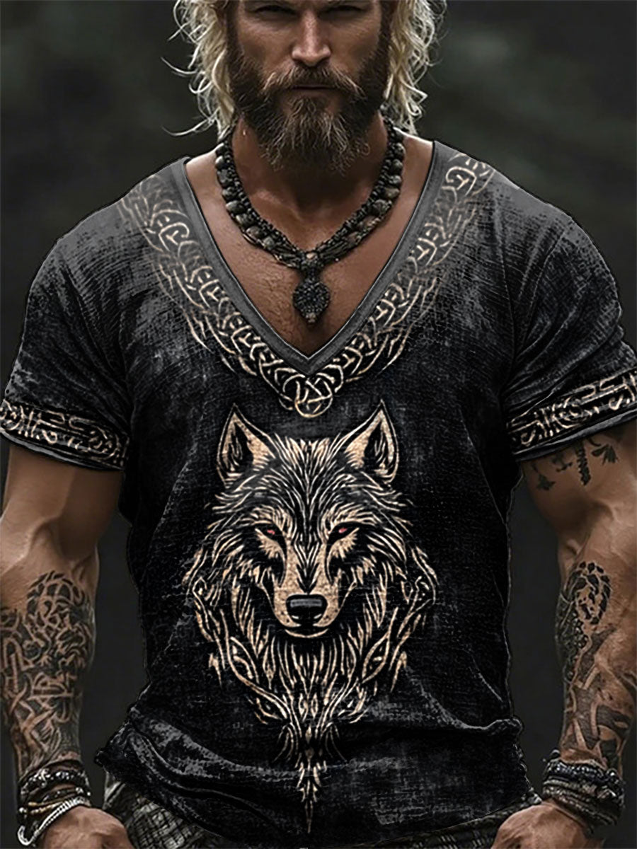 Mænds vikinget-shirt