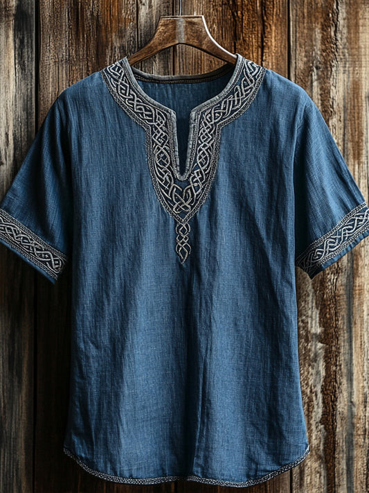 Mænds vikinget-shirt