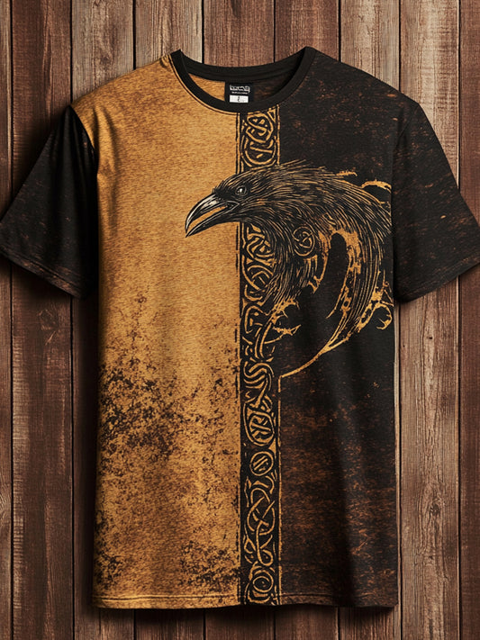 Herre vikingekragtøj T-shirt