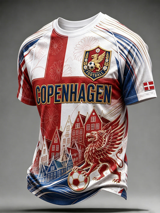 Herre-T-shirt med korte ærmer fra Copenhagen