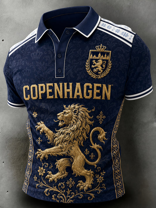 Herre Copenhagen skjorte med korte ærmer