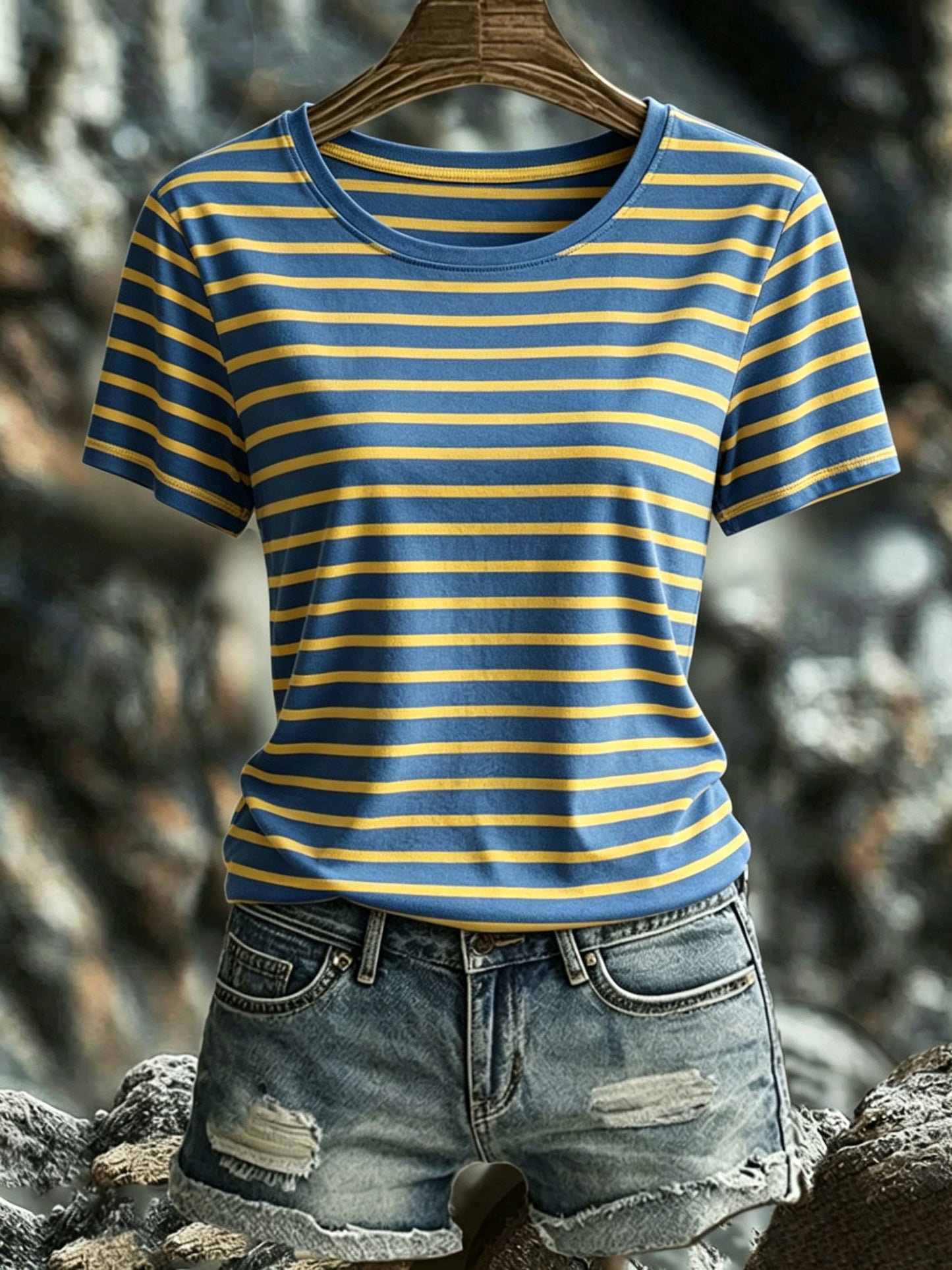Kvinders Brøndby IF fodboldklub Kunstnerisk Print T-shirt
