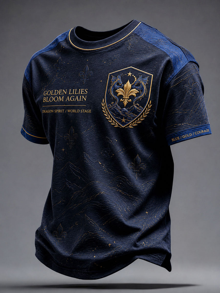 Mænds Bosnien ZMAJEVI Kunstprint T-shirt