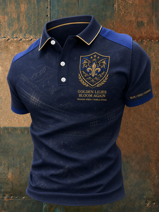 Mænds Bosnien ZMAJEVI kunst trykt Casual tops