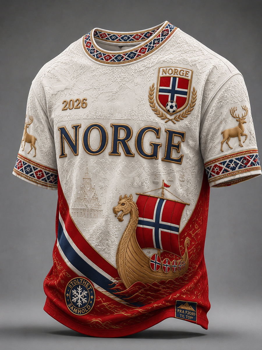 Retro 2026 Norge fotballvif