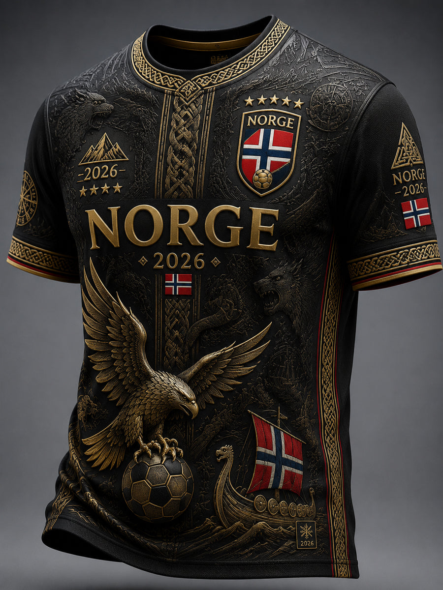 2026 Norges fotball-totem-T-shirt
