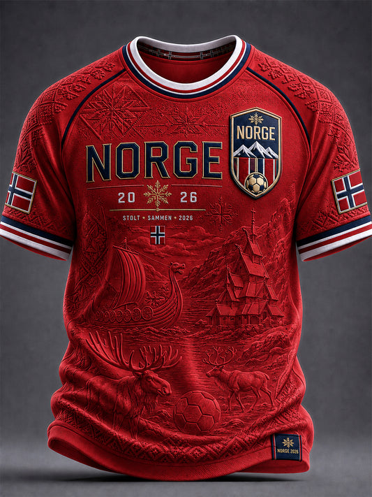 Norge 2026 Classic Casual Fotball T-shirt