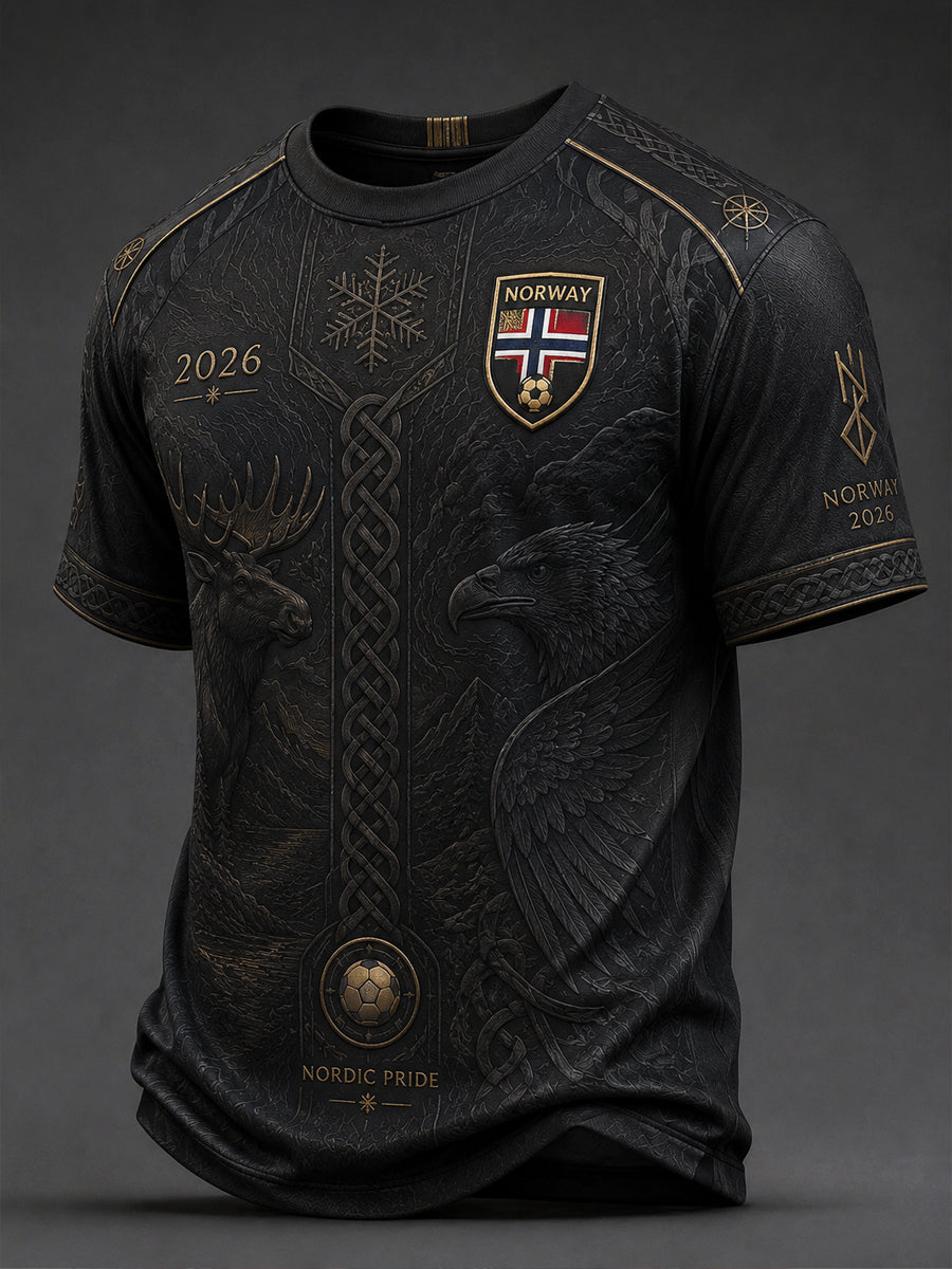 Norge 2026 Klassisk Uformell Fotballtrøye
