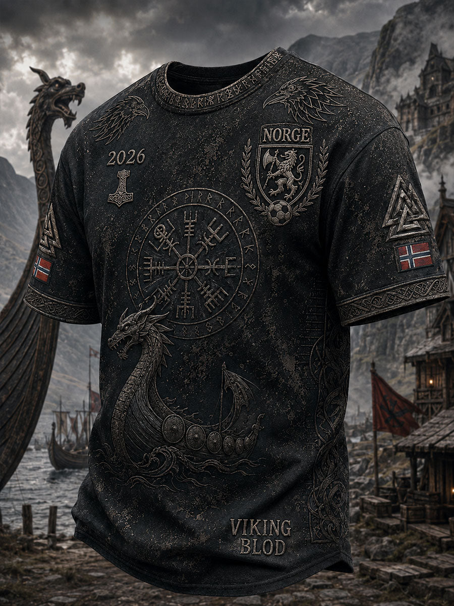 Menns Norge Fotball Viking T-skjorter