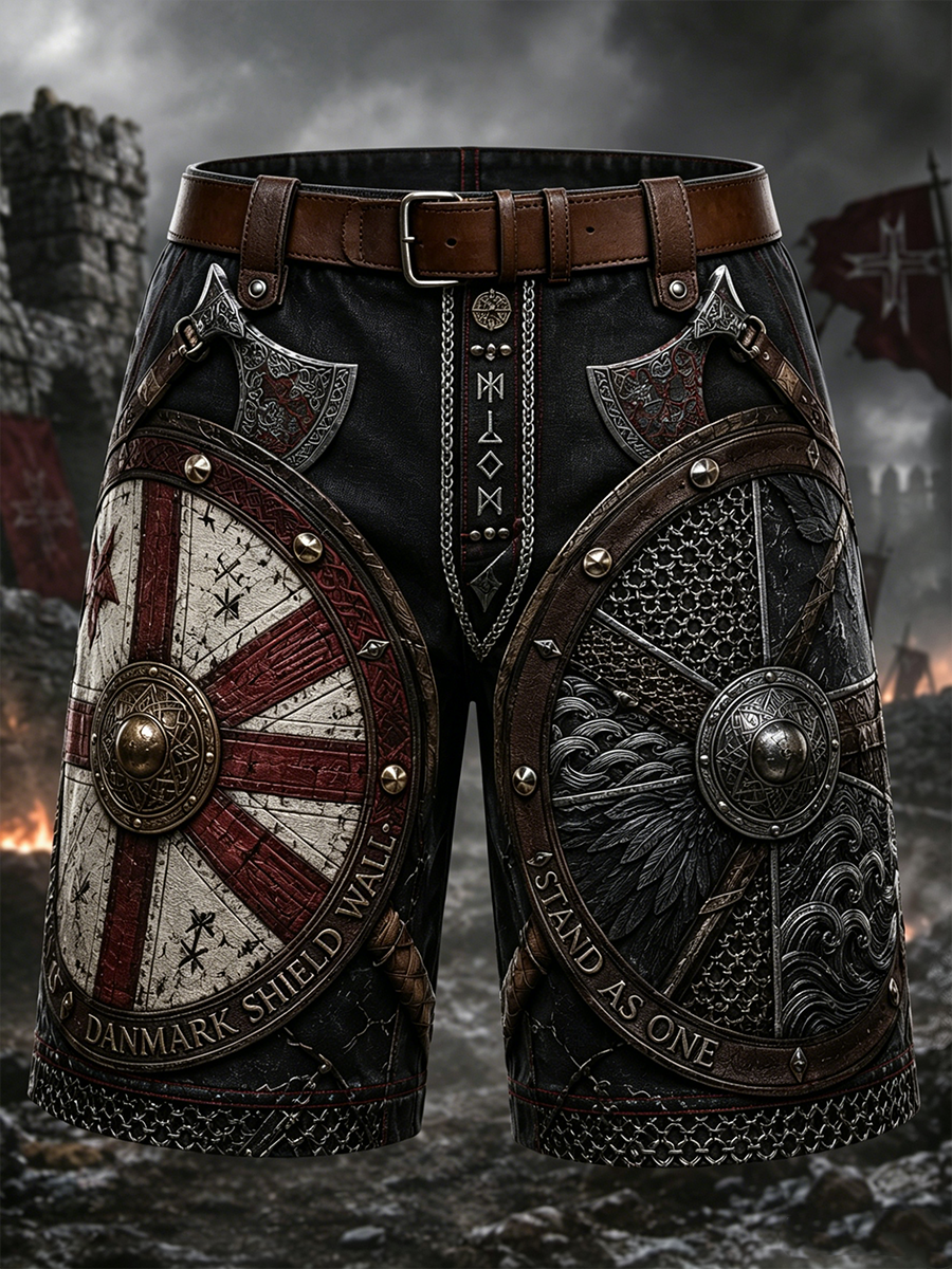 Mænds danske vikinger Cargo Shorts