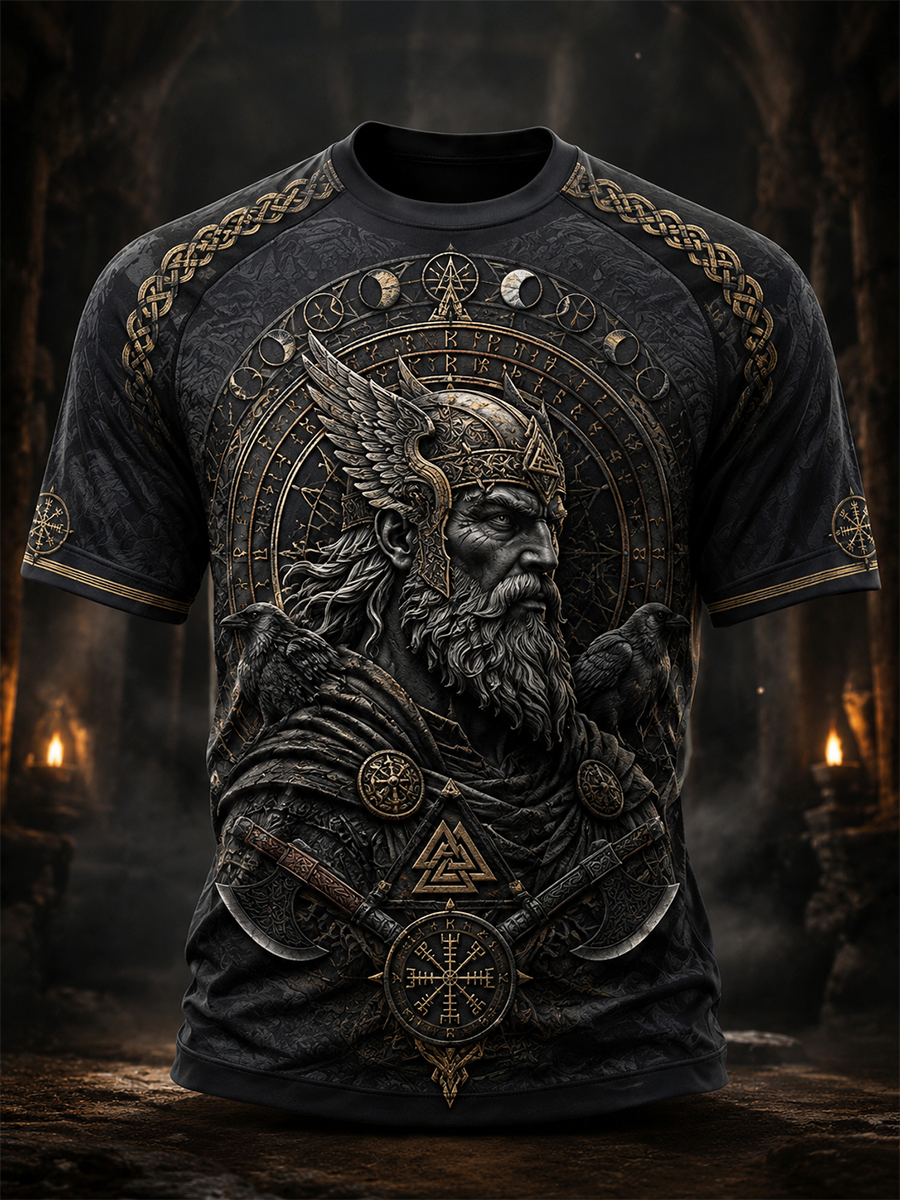 Herrens vikinge korte ærme T-shirt