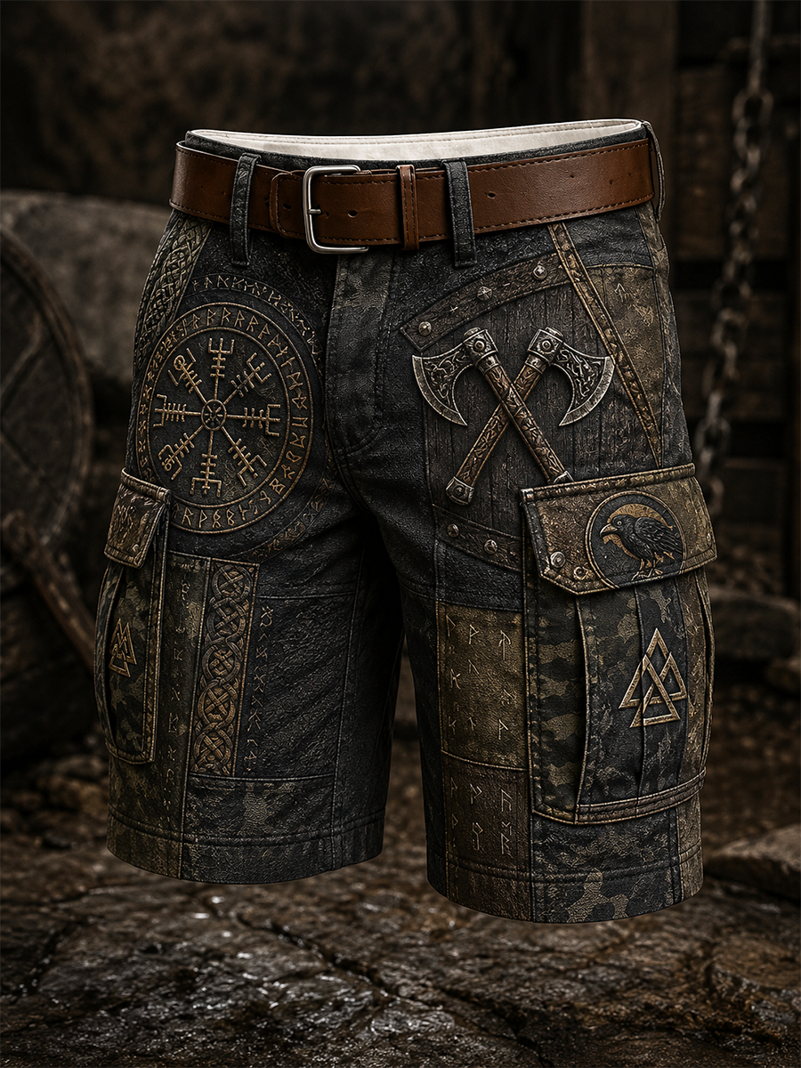 Mænds Viking Cargo Shorts