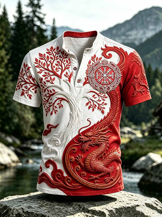 Livets vikinge trykt t-shirt