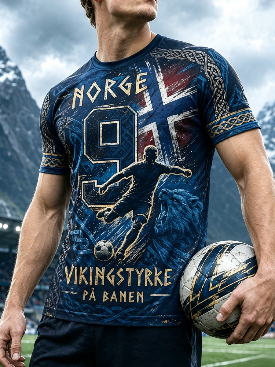 Herrer Norgesdagen minne- kunsttrykk T-skjorte