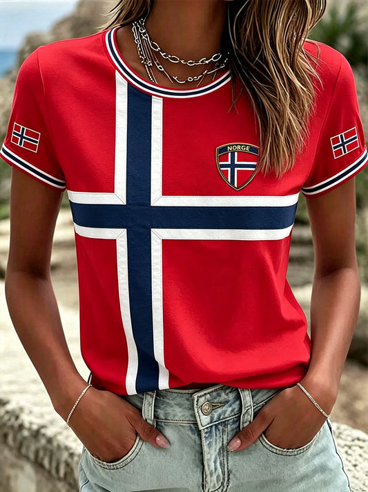 Kvinner Norge T-skjorte