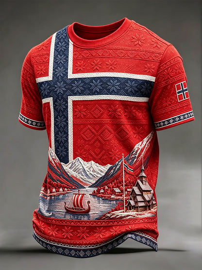 Menns Norge Viking-t-skjorter