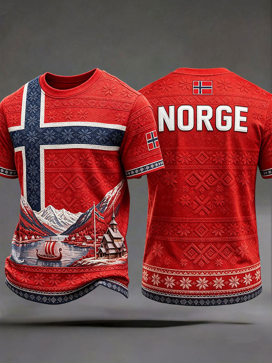 Menns Norge Viking-t-skjorter
