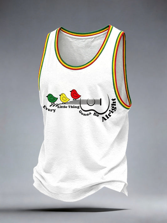 Mænds Reggae Music Tank Topp