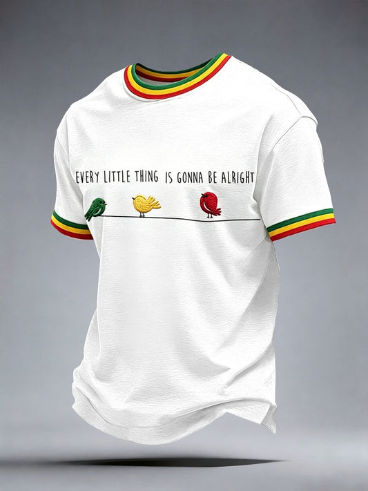 Reggae-musik T-shirt til mænd