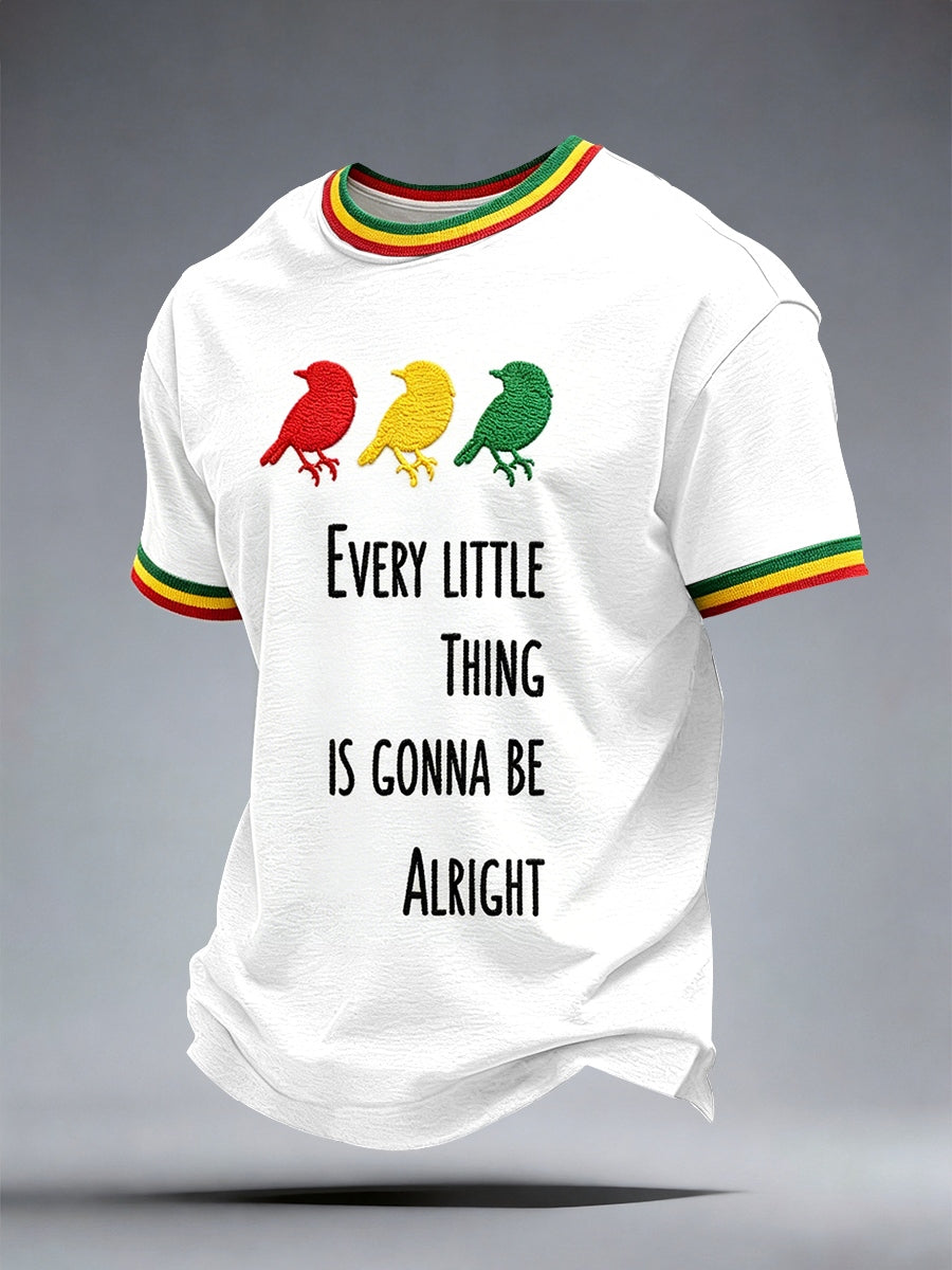 Reggae-musik T-shirt til mænd