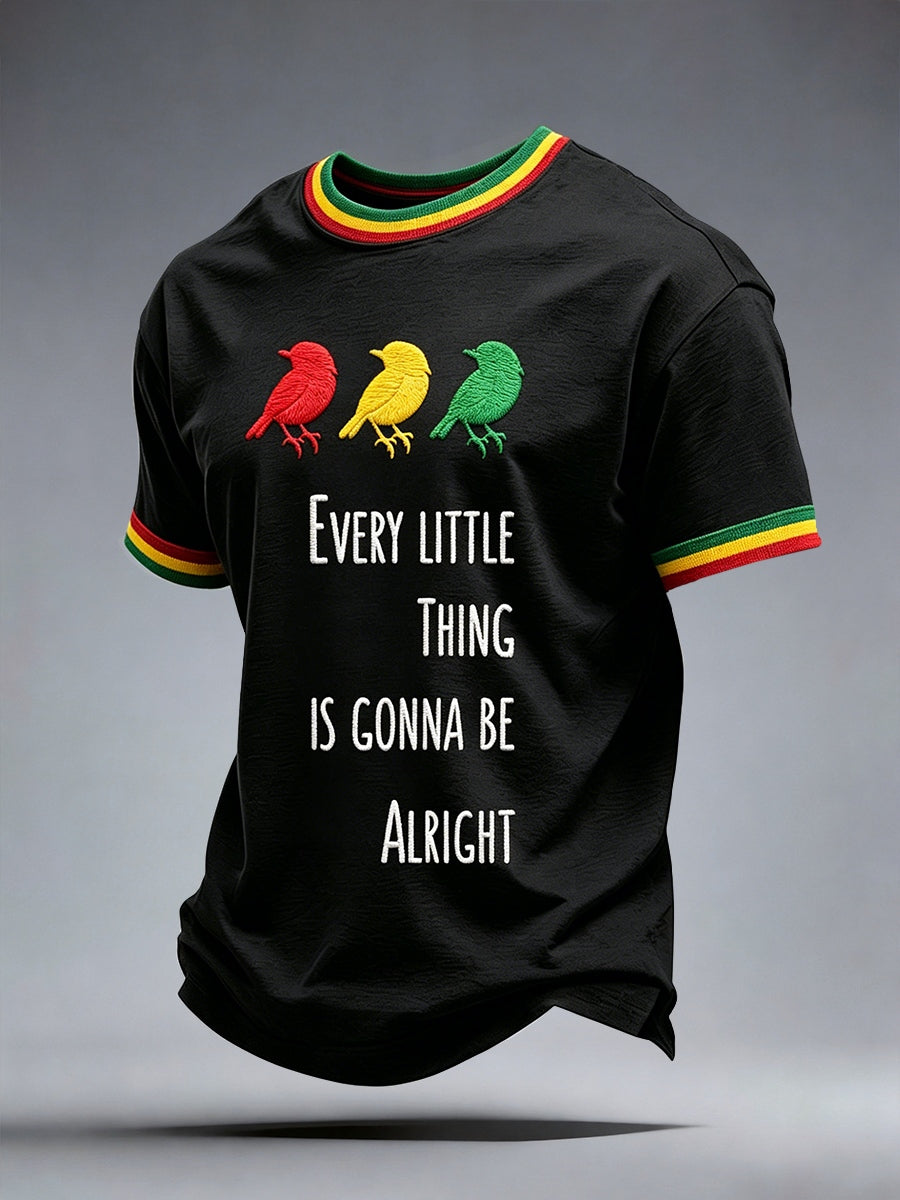 Reggae-musik T-shirt til mænd