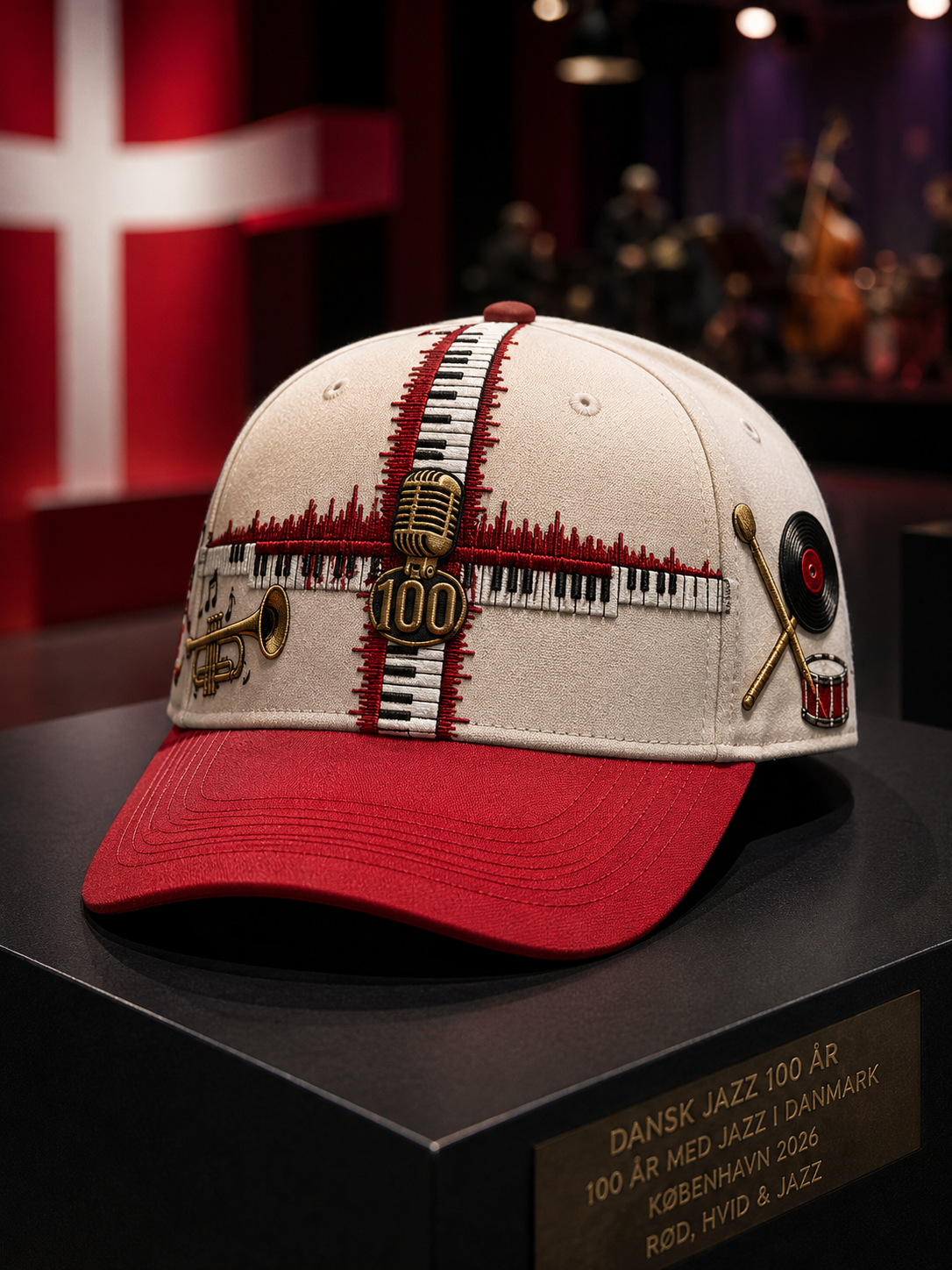 100-års jubilæum for dansk jazz unisex hat