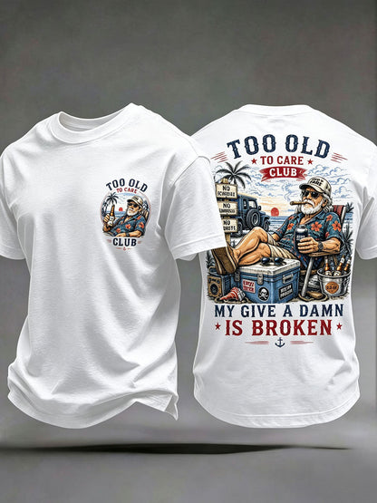 Mænds 'min bekymrer sig i stykker' T-shirts