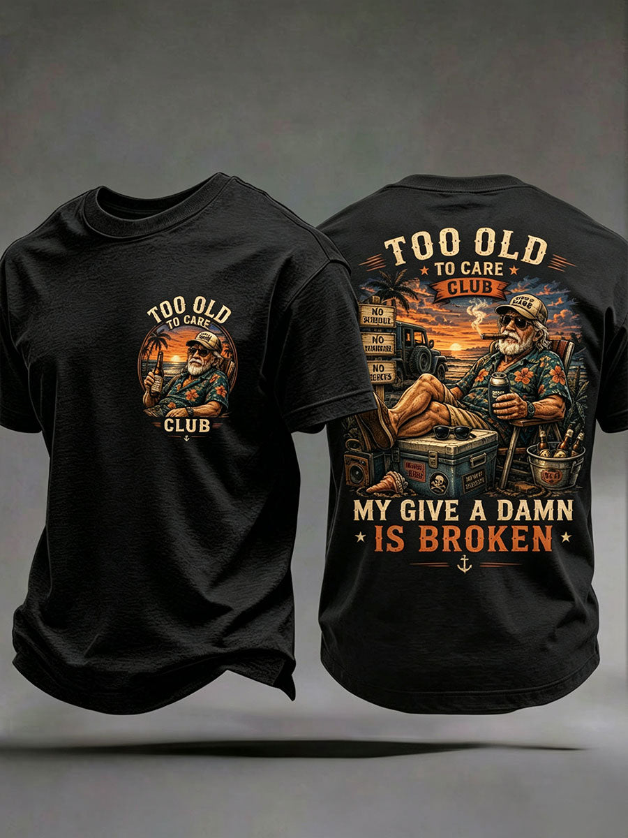 Mænds 'min bekymrer sig i stykker' T-shirts