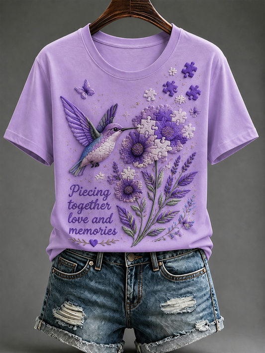 Kvinders Alzheimer-sygdom T-shirt med korte ærmer