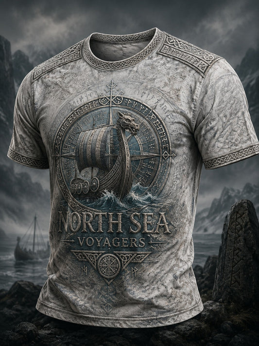 Herrlig North Sea Voyagers T-skjorte med trykk
