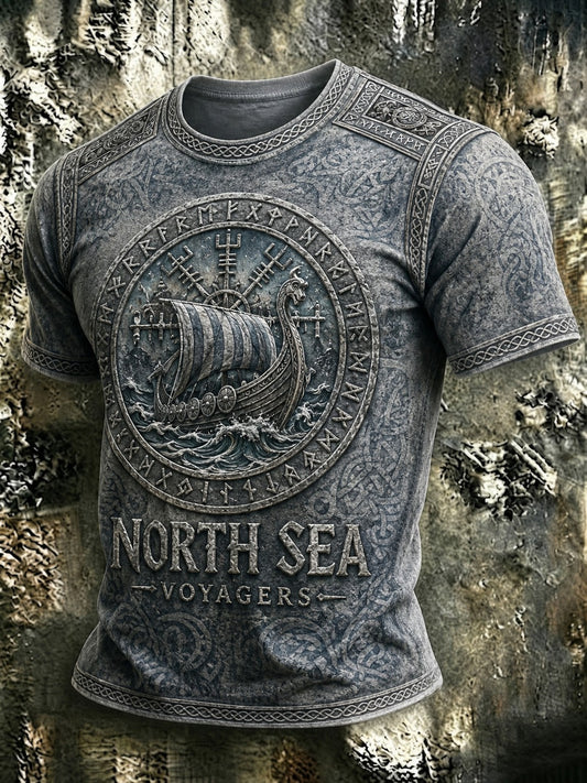 Herrlig North Sea Voyagers T-skjorte med trykk