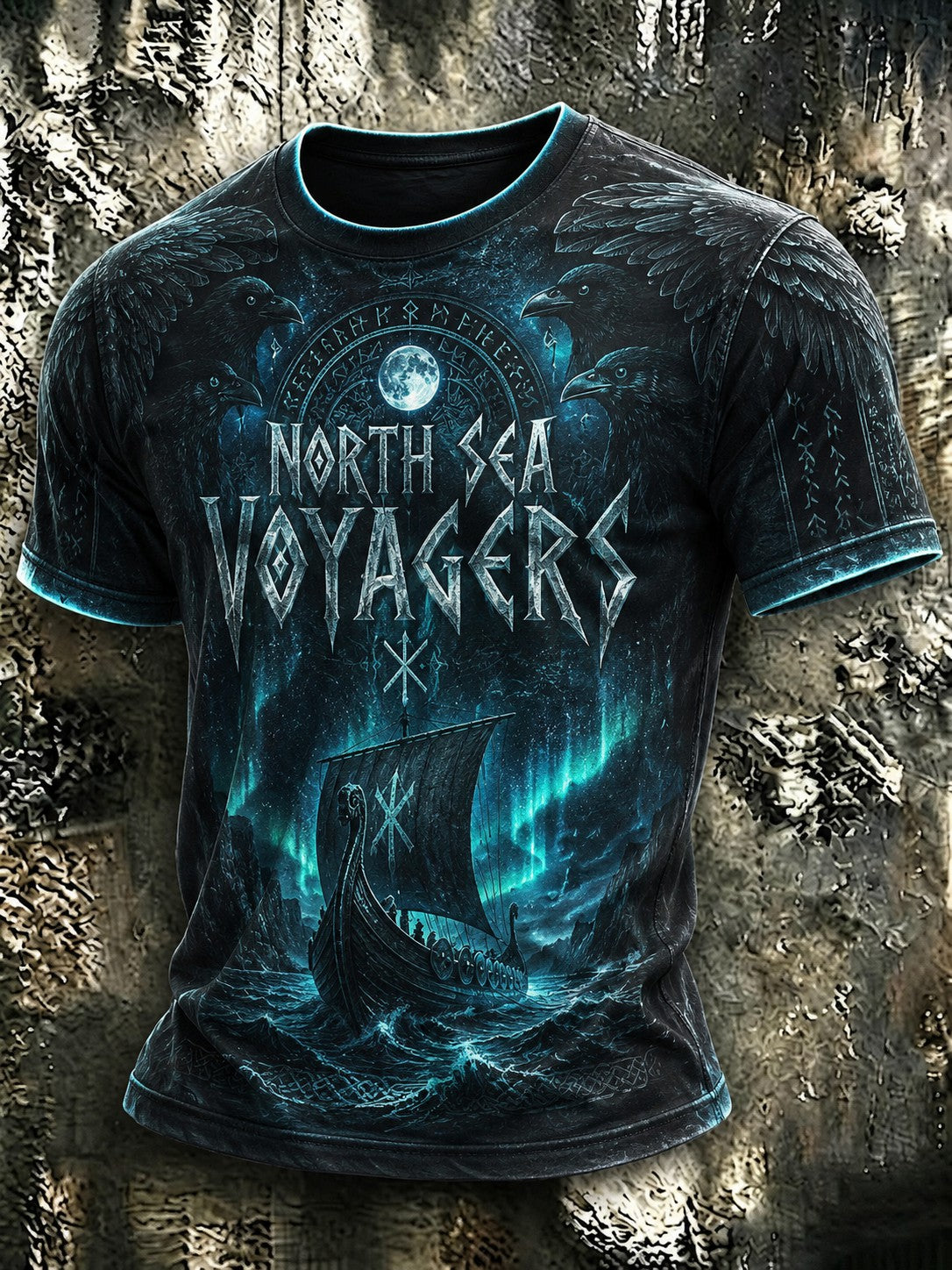 Herrlig North Sea Voyagers T-skjorte med trykk