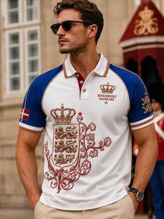 Kongelig Danmark kunst Print Polo skjorte
