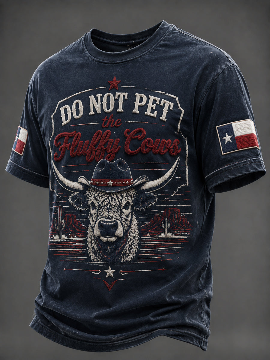 Husk ikke de fluffy køer Casual T-shirts
