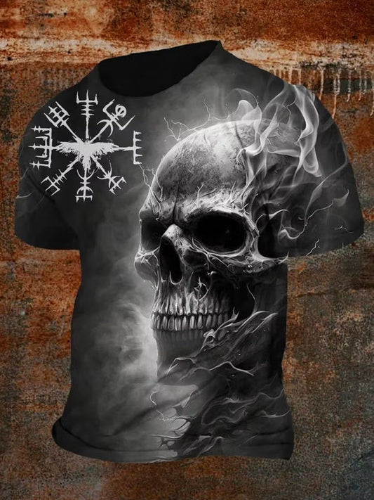 Retro Viking kunst Print Casual Cargo Buks