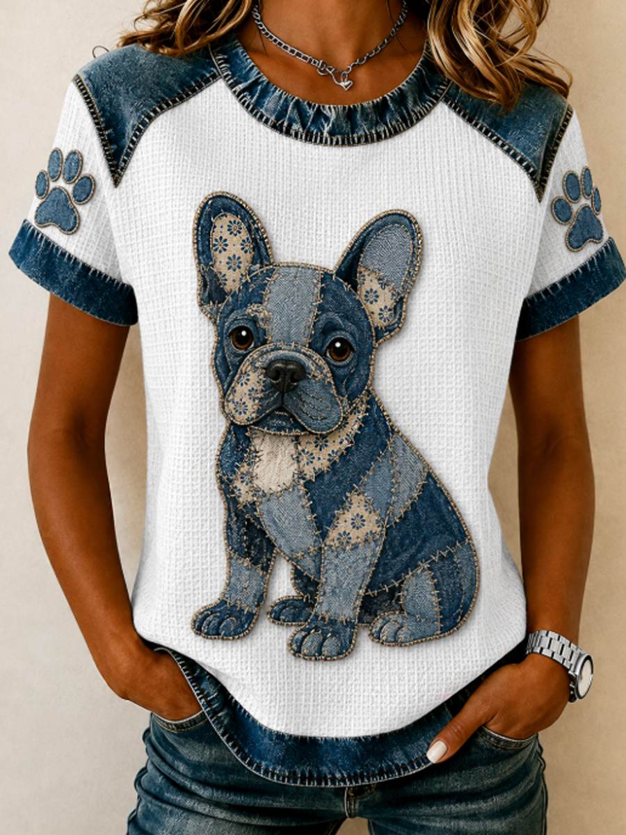 Kvinder Casual Kort ærmet T-shirt