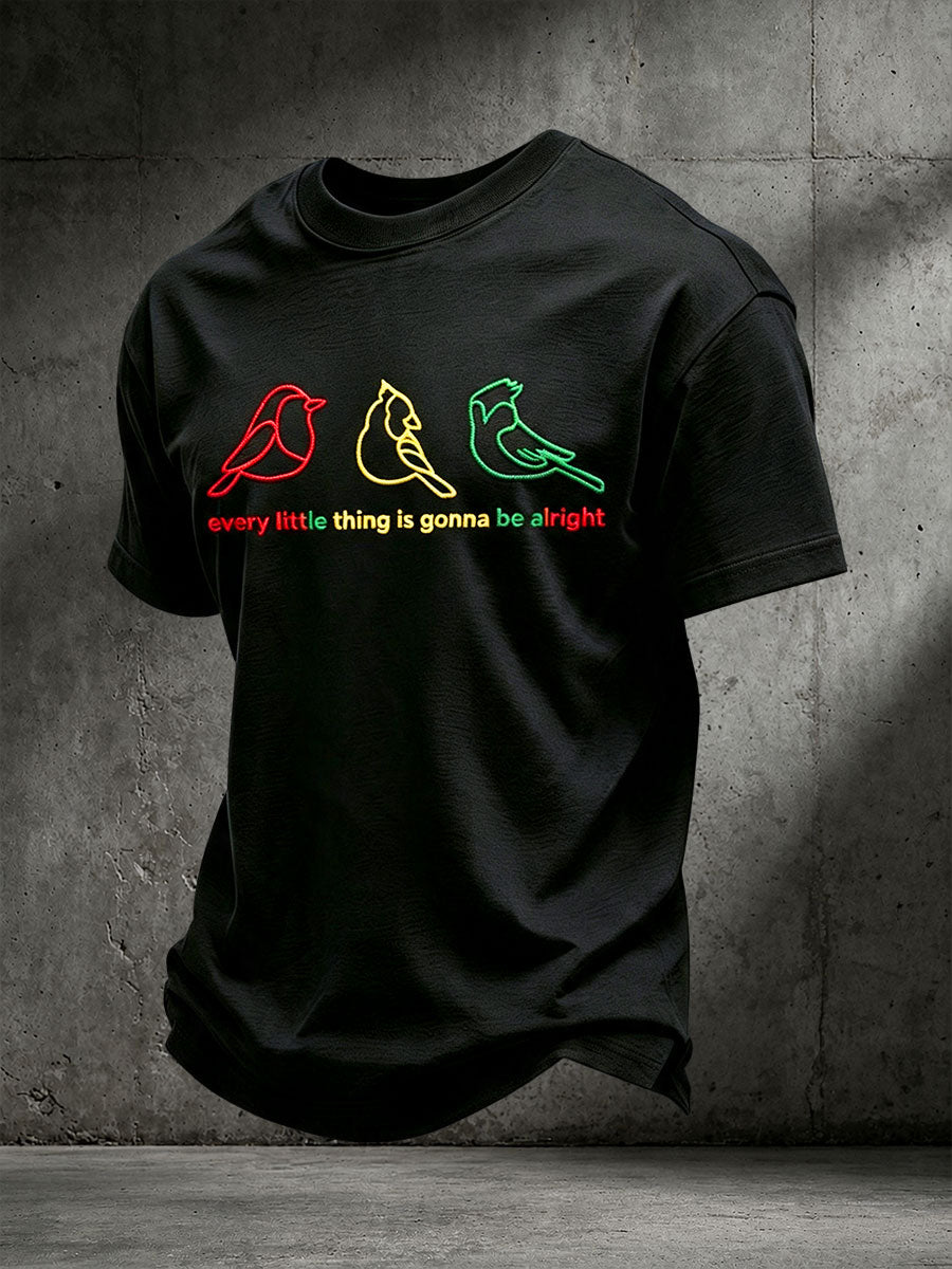 Alle mænds lille ting skal nok være okay T-shirt