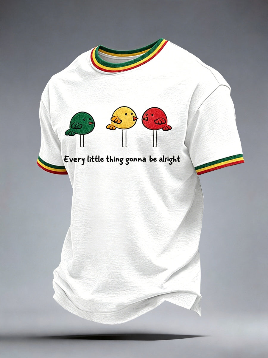 Reggae-musik T-shirt til mænd